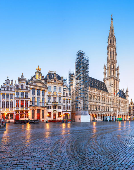 Carte des 19 communes bruxelloises